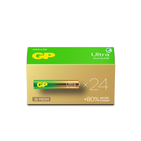 GP Batteries Ultra AAA LR03 24-P Svanenmärkt